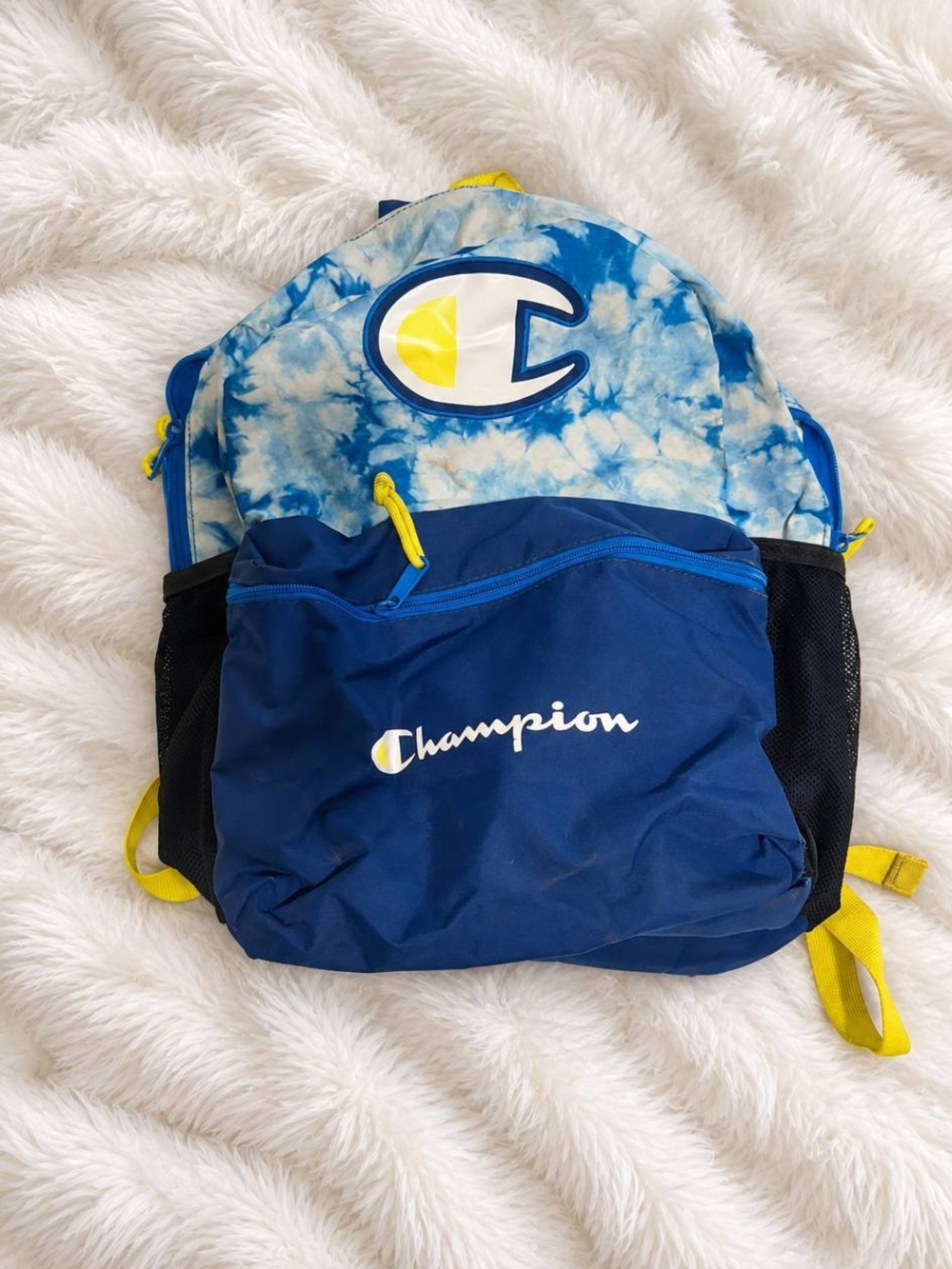 Champion Blue Tie-Dye Backpack